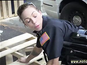 humungous dark-haired cougar and fucked by police baton first time I will catch any perp with a