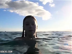 Dolly Leigh takes a excellent flow to the face